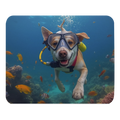 Mans best dive buddy mouse pad